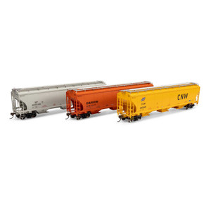 Athean Genesis #ATHG1063 UP Fallen Flags-Trinity Covered Hoppers-3 Pack Athean Genesis #ATHG1063 UP Fallen Flags-Trinity Covered Hoppers-3 Pack