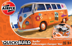 Airfix #J6032 "Surfin" Volkswagen Camper Van-Quickbuild