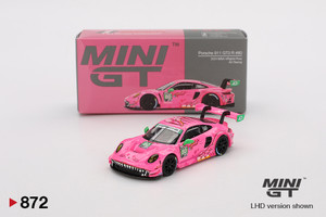 Mini GT #MGT00872 1/64 Porsche 911 GT3 R #80 AO Racing 2023 IMSA VIRginia Roxy