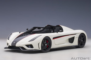 Auto Art #AUT79027 1/18 Koenigsegg Regera White/Black Carbon Red Accents
