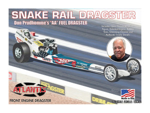 Atlantis #M5694 1/24 Snake Rail Dragster, Don Prudhomme's AA Fuel Dragster Atlantis #M5694 1/24 Snake Rail Dragster, Don Prudhomme's AA Fuel Dragster