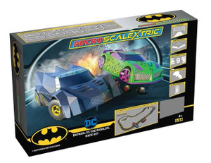 Scalextric #G1170 Micro Batman Vs Riddler 1/64 Slot Car Set Scalextric #G1170 Micro Batman Vs Riddler 1/64 Slot Car Set