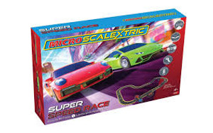 Scalextric #G1178 Micro Lambo Vs Porsche1/64 Slot Car Set Scalextric #G1178 Micro Lambo Vs Porsche1/64 Slot Car Set