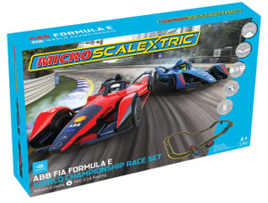 Scalextric #G1179 Micro Formula E 1/64 Slot Car Set Scalextric #G1179 Micro Formula E 1/64 Slot Car Set