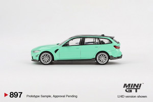 Mini GT #MGT897 1/64 BMW M3 M Performance Touring Mint Green