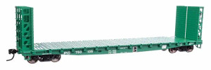 Walthers #910-2934 53' GSC Bulkhead Flatcar - Ready to Run -- Penn Central #750105