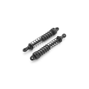 BlackZon # 540081 Warrior Complete Rear Shocks - Black (2pcs)