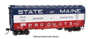 Walthers #910-45203 40' ACF Welded Boxcar with 8' Youngstown Door, Bangor & Aroostook #4361