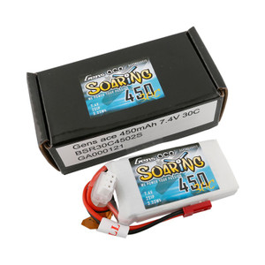 Gens-Ace # GA0450-2S30-S 450mAh 2S 7.4v 30C