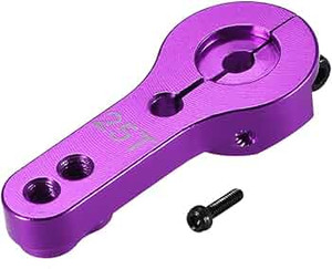 Toxic RC # (PURPLE )  25T Aluminum Servo Horn M3 Threads Metal Steering Arm