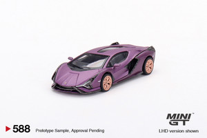 Mini GT #MGT00588 1/64 Lamborghini Sián FKP 37 Matte Viola SE30