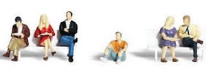 Scenic Accents # A1829  HO People Sitting Scenic Accents # A1829  HO People Sitting