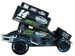 Acme #A50250015 1/50 #14CC  Driven 2 Save Lives Winged Sprint Car- Corey Day Diecast Car Model-Green Version