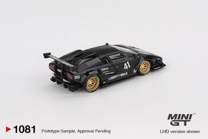 Mini GT #MGT01081 1/64 Lamborghini Countach LB-WORKS Black