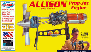 Atlantis #AMCH1551 1/10 Allison Prop Jet Engine