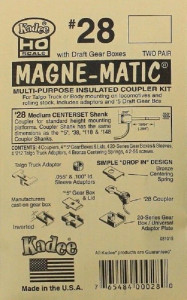 Kadee #28 Medium Centerset Magne-matic Insulated Coupler