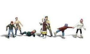 Scenic Accents # A1899 HO Ice Skaters