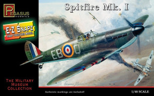 Pegasus #8410 1/48 Spitfire Mk.I Snap Kit