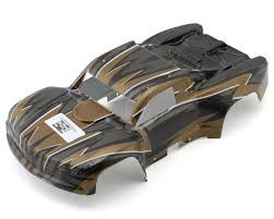 Proline #PRO367521 1/16 Limited Edition 2019 Chevy Silverado Trophy Truck Body for ARRMA MOJAVE GROM, Strike (Bronze/Black)