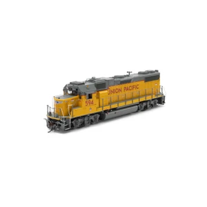 Athearn Genesis # ATHG-1418 HO GEN GP38-2 Locomotive w/DCC & Sound, UP 'Baby Wings/Yellow Sill' #594