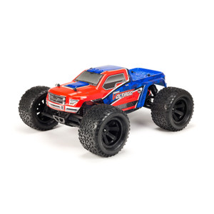 ARRMA #AR402196 Granite Voltage Mega SRS Painted Body-Red/Blue