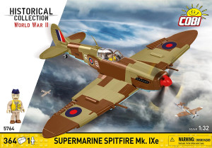 Cobi #5764 1/32 Supermarine Spitfire Mk.IXe-364 pce