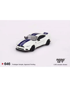 Mini GT #MGT00646-R 1/64 FORD MUSTANG GT LB-WORKS White RHD