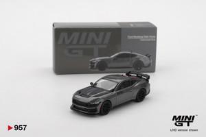 Mini GT #MGT00957 1/64 Ford Mustang Dark Horse 2024 Carbonized Gray
