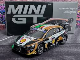 Mini GT #00972 1/64 Hyundai i20 N Rally1 #11 2023 Rally Croatia  Power Stage Winner