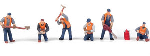 Walthers SceneMaster #949-6066 HO Railroad Track Workers Walthers SceneMaster #949-6066 HO Railroad Track Workers