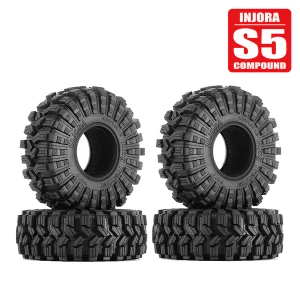 INJORA # YQT-1914-S5  1.9" (118*42mm 4.64" OD) King Trekker S5 A/T Tires