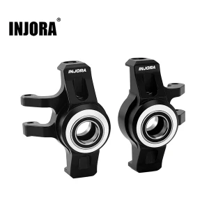 INJORA # GROM-104BK  Aluminum Steering Knuckles for Arrma 1/14 Typhon Grom