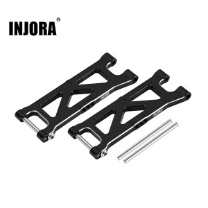 INJORA # GROM-103BK  Aluminum Rear Lower Suspension Arms for Arrma Typhon Grom
