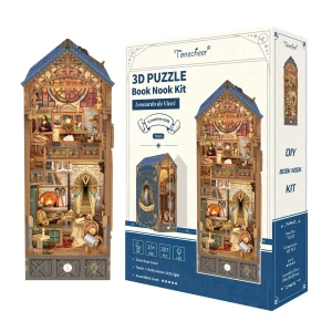 Tonecheer #TQ135 3D Wooden Puzzle DIY Book Nook Kit (Leonardo da Vinci)