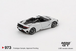 Mini GT #MGT973 1/64 McLaren 750S Spider Cirrus Grey