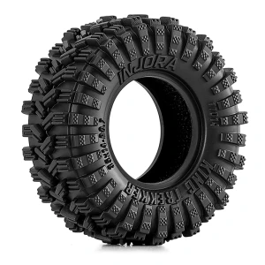INJORA # T7014 0.7" 35*14mm King Trekker Tires for 1/30 SCX30 (T7014) (4)