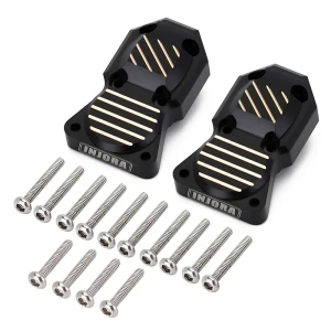 INJORA # SCX24-37 2pcs 10g/pcs Black Brass Diff Covers for Axial SCX24 AX24