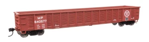 Walthers #910-6082 53' Corrugated-Side Gondola - Ready To Run -- Missouri Pacific #640577