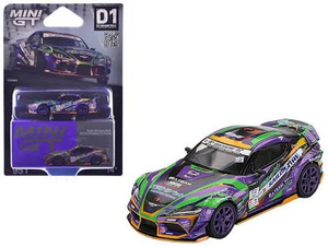 Mini GT #MGT00951 1/64 Toyota GR Supra KUHL 2021 D1GP EVANGELION RACING