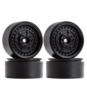 INJORA # YQW-34BK  4PCS 1.9" Beadlock Wheel Rims for 1/10 Scale RC Crawler, 116g/pcs