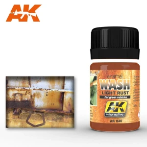 AK Interactive # AK046  Wash – Light Rust 35ml
