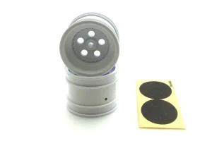 Kyosho #SCH008W Rear Wheel (White/2pcs/Tomahawk)