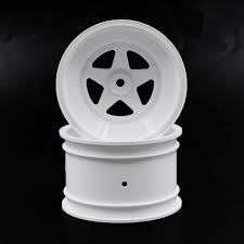 Kyosho #SCH006WB 2.2 Rear Wheel (2p/White/Scorpion 2014)