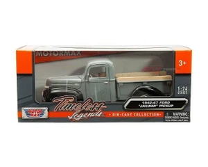 Motor Max #79386 1/24 1942 -47 Ford Jail Bar-Gray/Black