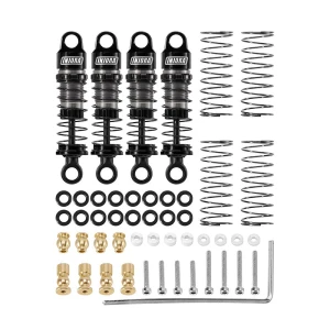 INJORA # SCX24-198BK INJORA 36mm Big Bore Oil Shocks for 1/24 SCX24 FCX24M
