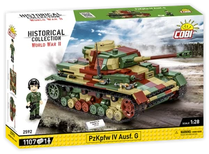 Cobi # 2592 PZKPFW IV AUSF.G 1107 PCS