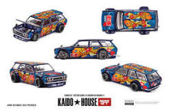 Mini GT #MGTKHMG248 1/64 Kaido House Datsun KAIDO 510 Wagon Koi Wagon V1