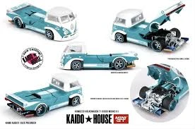 Mini GT #MGTKHMG220 1/64 Volkswagen T1 KAIDO WORKS V1