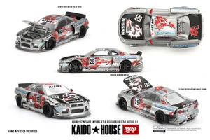 Mini GT #MGTKHMG197 1/64 Nissan Skyline GT-R (R34) Kaido Star Racing V1