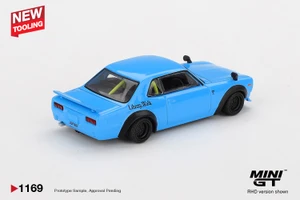 Mini GT #MGT1169 1/64 Nissan LB★Works HAKOSUKA Baby Blue